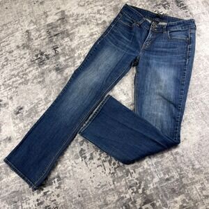 Levi's Women 10 Slender Boot‎ Cut 526 Jeans Denim Dark Wash Flap Pocket